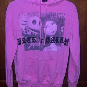 Disney - Pink Jack and Sally Hoodie